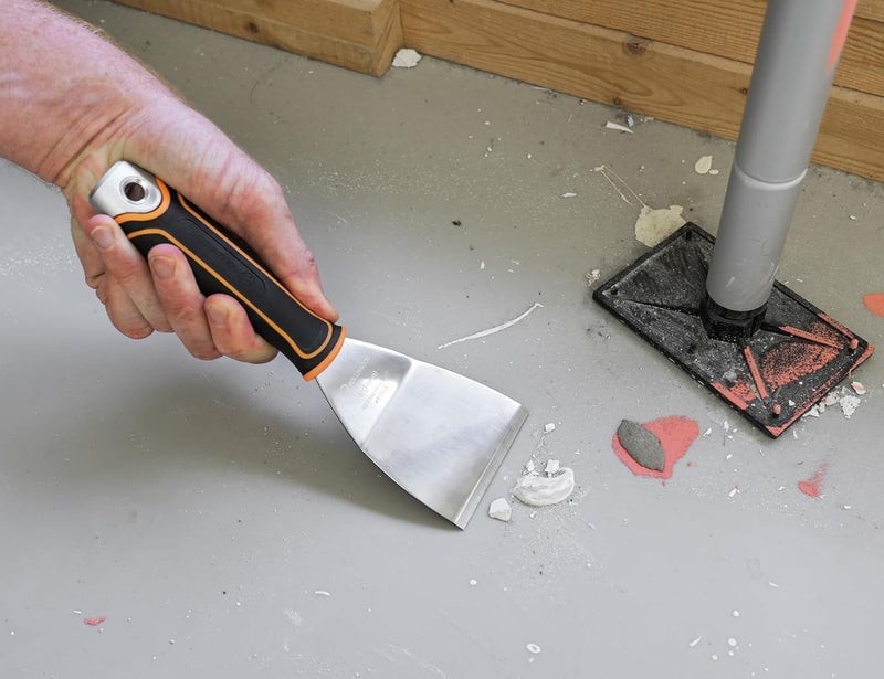 Rolling Dog 3 Inch Paint Scraper - Offset Scraper Stainless Steel Bent Blade Stiff Putty Knife,Chisel Scraper,Wallpaper Stripping Tool - Image 5